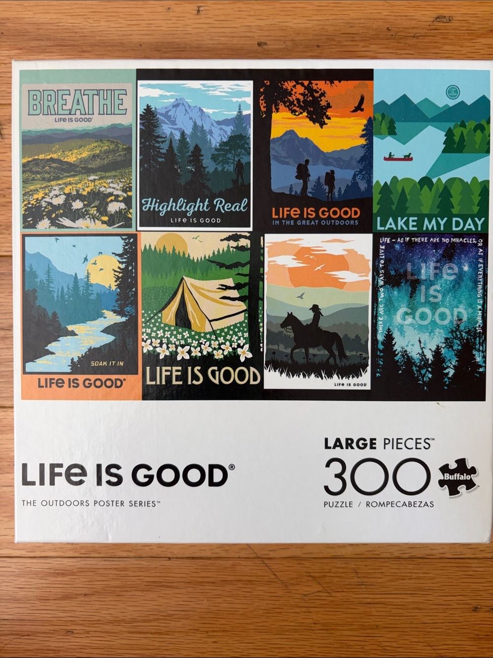 “Life Is Good” The Outdoors Poster Series Puzzle, 300pieces, Buffalo Games